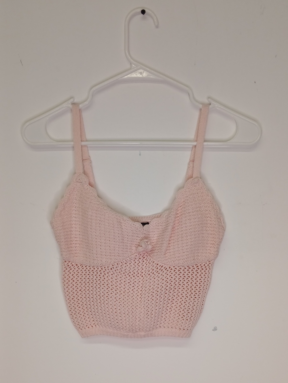 Beverly And Beck Crochet Crop Tank Top/ Small
